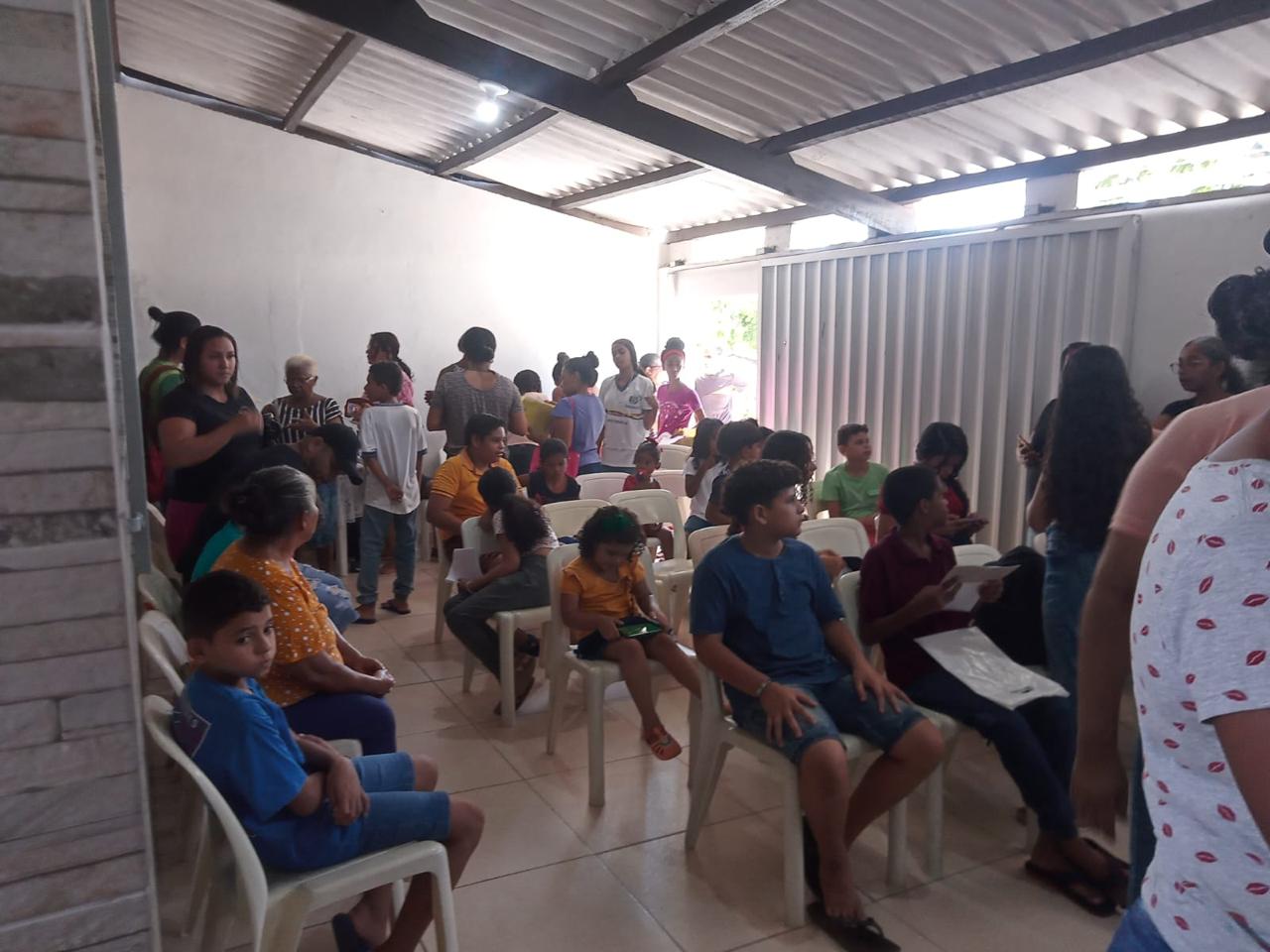 Ação de cidadania e emissão de documentos promovida pela CMMAB em Igarassu.