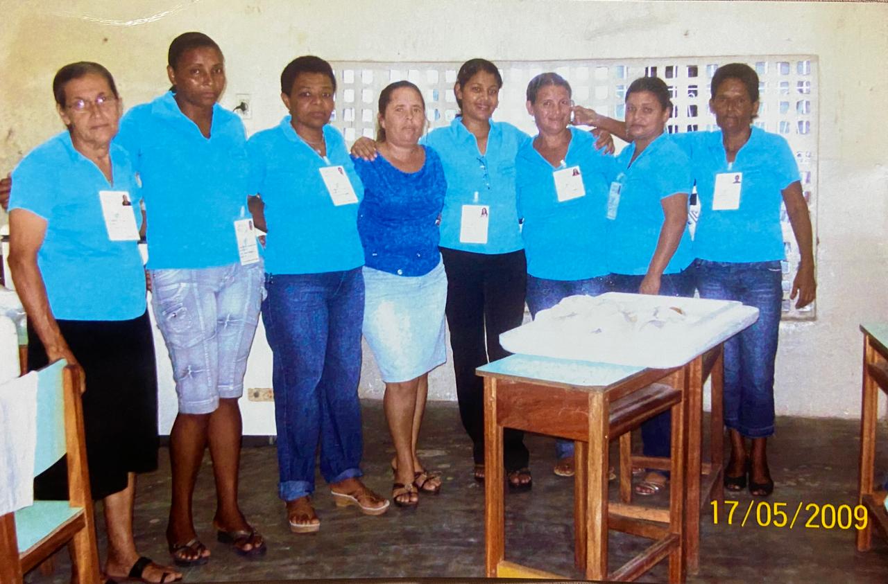 Voluntárias da CMMAB em ação social junto à comunidade